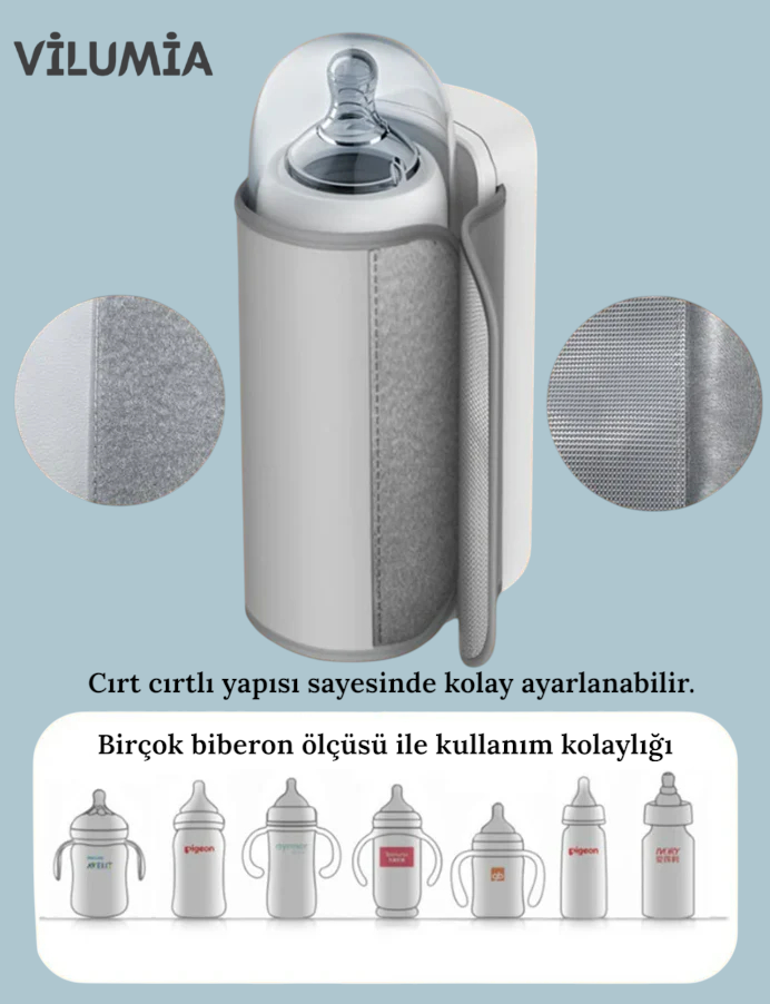 Vilumia Taşınabilir Biberon Isıtıcı